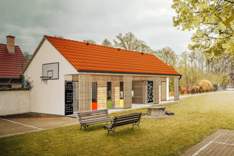 Venkovní učebna ZŠ Malenice