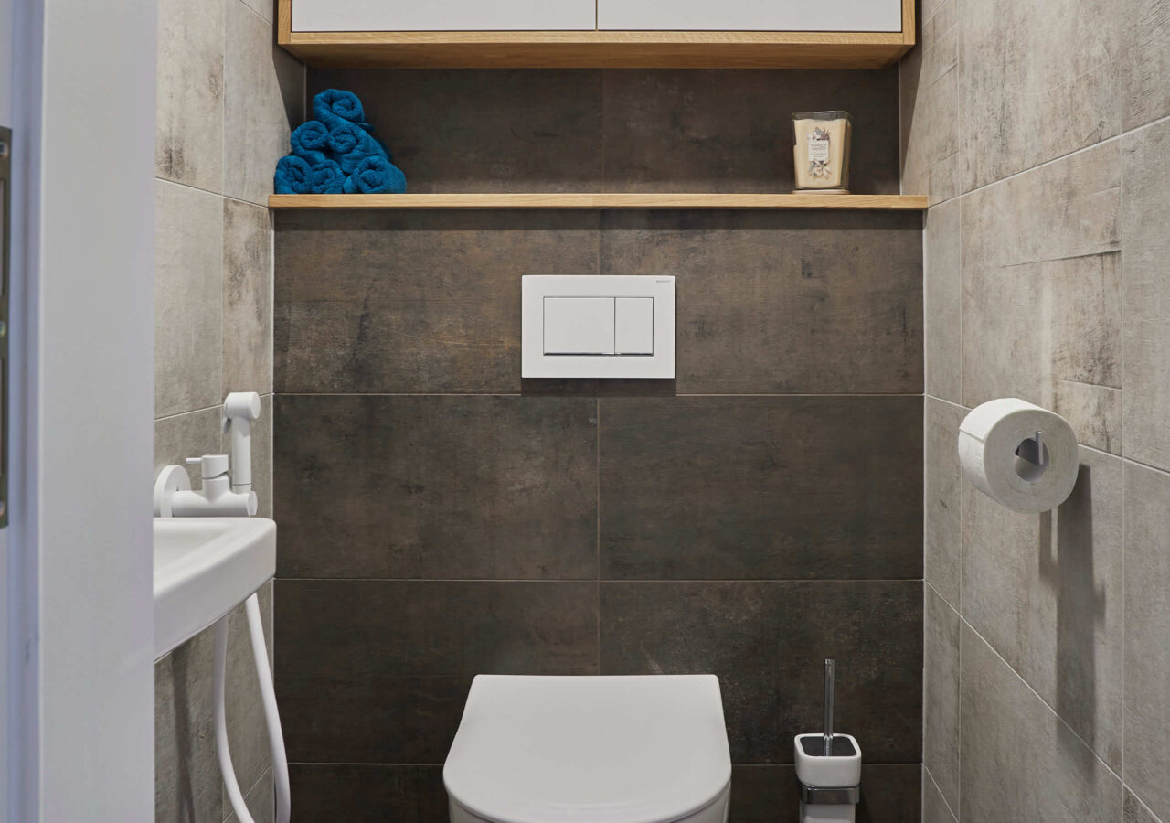 pohled do WC