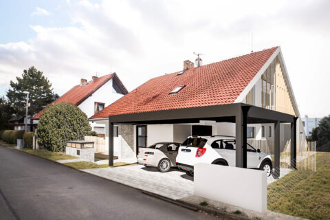 Úpravy exteriéru rodinného domu Litvínovice