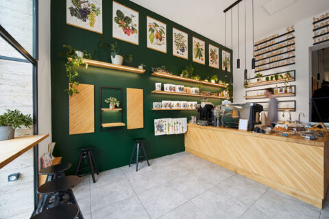 Espresso bar a pražírna kávy Kmen